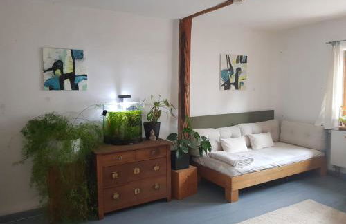 Ältestes Haus in Quentel - Ferienwohnung 2 mit Dachterrasse - Foto 3