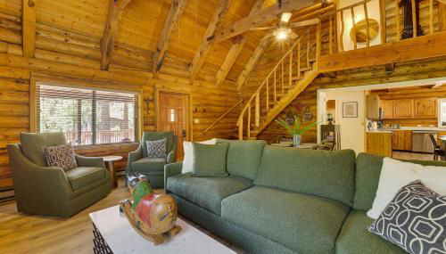 Covered Deck, Private Acreage Log Cabin in Pine - Foto 5