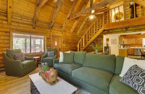 Covered Deck, Private Acreage Log Cabin in Pine - Foto 5