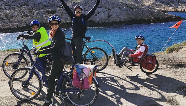 In bici alle Calanques di Marsiglia