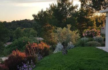 VillaCadière Vue Mer et Vignes Piscine à débordement - Foto 53