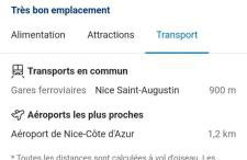 Grand Appartement, 2 ou 3 ou 4 pieces, tramway sur place, proche gare sncf St Augustin 5 min, aéroport à 7 min, plage ou Allianz riviera 10 min, palais nikaia 2 min , supermarché sur place, parking possible si disponible ou payant à 1000 metre - Foto 4