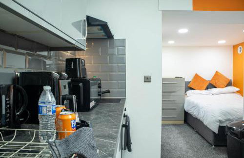 City Centre Studio With Self Check-In Washer Dryer Netflix & WiFi - Foto 10