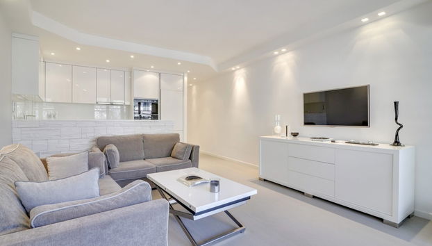 Beautiful, Cosy, Quiet Flat With Terrace - Cannes - Foto 4, Sala de estar