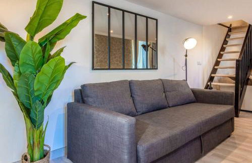 PENTHOUSE Loft 5MIN PALAIS DES FESTIVALS AND BEACH terrace view on castle - Photo 29