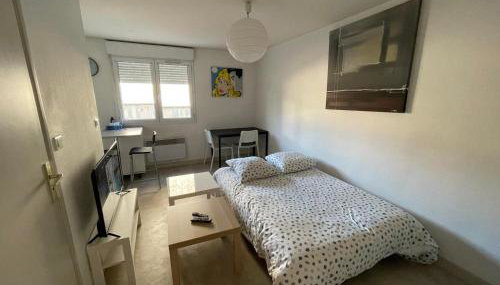 Studio 20m2 parking 4rue proudhon wifi rdcsureleve - Foto 2