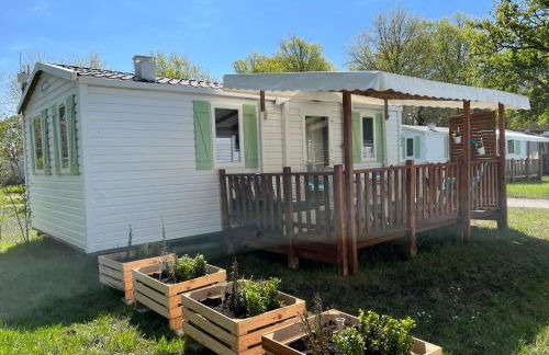 Mobil-home climatisé avec piscine - Foto 8