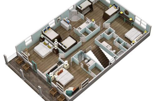 Breeze- New 2 blocks to beach - Sleeps 26 - Pool - Foto 12