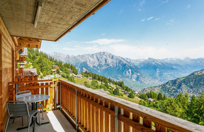 T-Resort La Tzoumaz 3p6 vue vallée - Foto 6