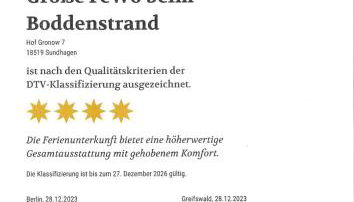 Grosse 4 Sterne Ferienwohnung beim Boddenstrand - Foto 2