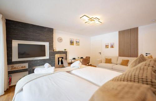 Alpenstube mit Bergblick, Sauna und Hallenbad - Photo 7