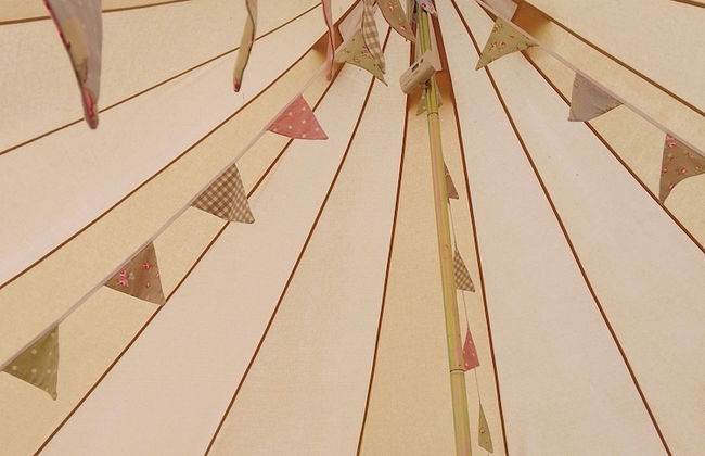 6m xl Bell Tent, Near Whitby, With log Burner - Foto 12