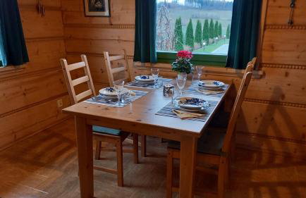 Domek jak z bajki - stylowy domek z bali z kominkiem - Foto 15