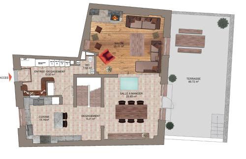 Chalet traditionnel avec jacuzzi, sauna et animaux admis - FR-1-566-23 - Foto 5