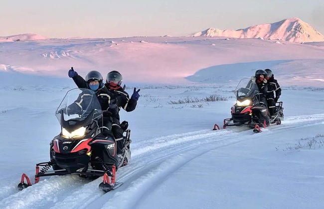 Snowmobile around Lake Mývatn - Photo 2