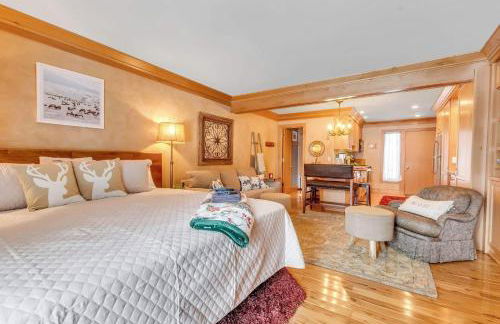 Cozy Studio Wood Fireplace - Foto 10