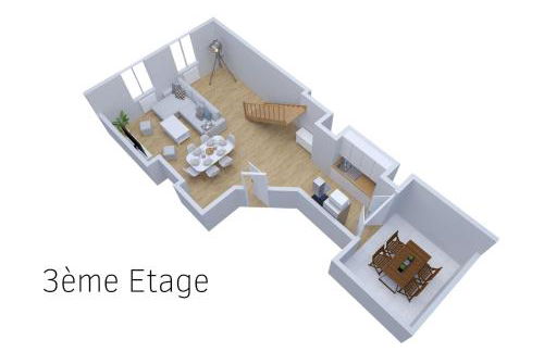 Le Double Pirou # 2 Appartements # Halte Auvergne - Foto 4