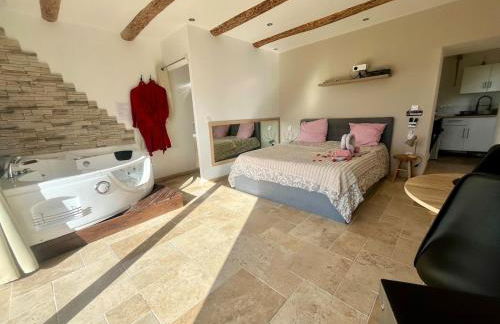 Suite de charme et son jacuzzi en pleine nature - Foto 4