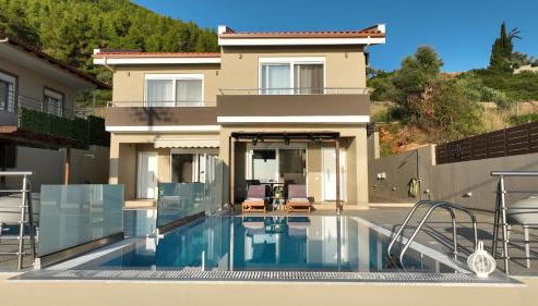 Lila's villa maisonette with private pool - Foto 3