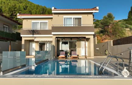 Lila's villa maisonette with private pool - Foto 3