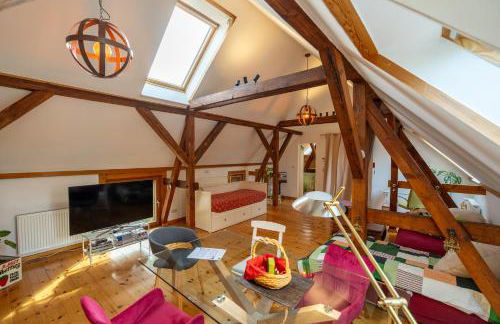 Historisches Retro Loft 70m2 mit Garten & Seenähe - Foto 31