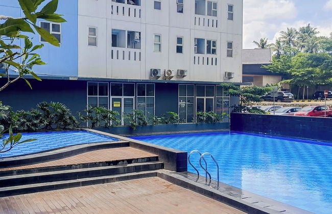 Well Furnished With Cozy Designed Studio Urbantown Serpong Apartment - Photo 12