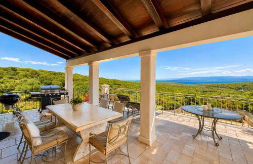 VILLA GEMINI Luxus Pool und Meerblick Punta Križa - Foto 7