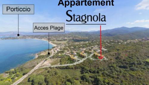 Les Rivages de Stagnola Appartement T3 vue mer et montagne plage 200m climatisé - Foto 3