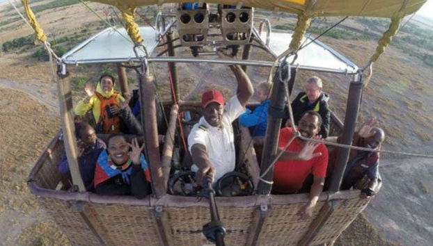 Volando en globo sobre Masái Mara