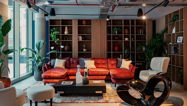 Sala de estar do lobby