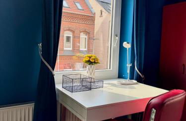 CLS Große City Altbau Wohnung für 4 Personen mit XXL Dusche, neues Bad, Dielen, Schlafsofa 160x200 mit 20cm Matratze, Smart TV & schnellem WLAN in Hildesheim Ost, Nespresso Maschine inklusive Kapseln, Nähe HAWK, Uni, Bosch, Ostbahnhof, A7 - Foto 25