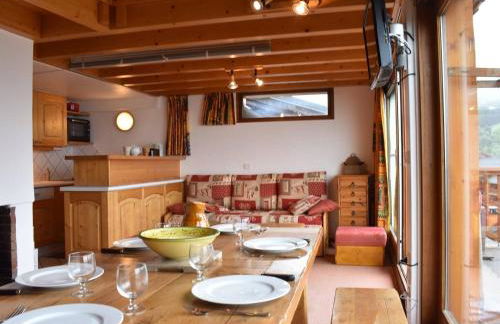 Charmant 2 pièces mezzanine, 6 pers, centre Méribel, proche pistes et commerces - FR-1-180-364 - Foto 12