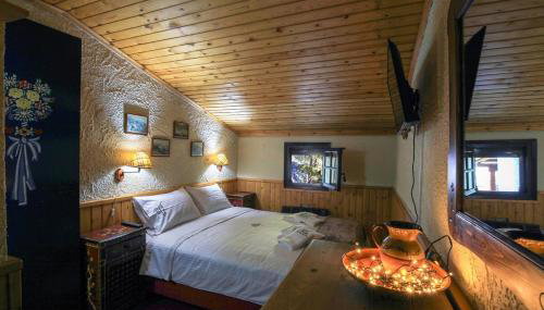 Dandy Villas Agoriani - Chalet Erato - Fireplace - Foto 4