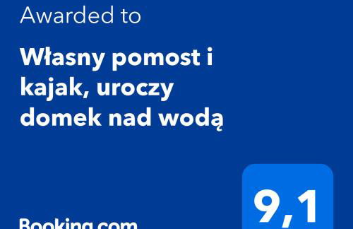 Linia brzegowa prywatny pomost własny kajak hamaki grill ognisko kominek w domu taras Domek dla 6 osób nad samą wodą BRZÓZKI 1 - Foto 21