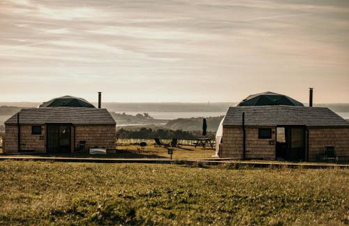 Dome Meadow 5 With Outdoor Tub At Tapnell Farm - Foto 18