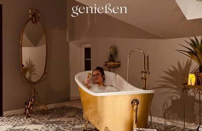 Ferienwohnung Honeymoon Deluxe Wellness mit Sauna auf Schloss Falkenhorst - Foto 18