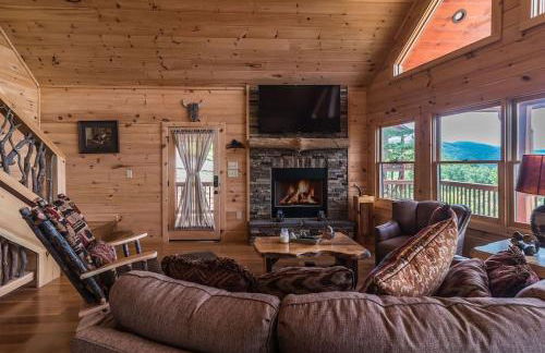 Majestic mountaintop cabin, hot tub, fireplaces - Foto 19