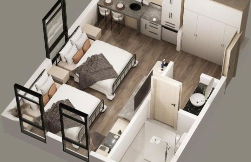 The Fox Room - Newly Built Downtown Midway Loft - Foto 14