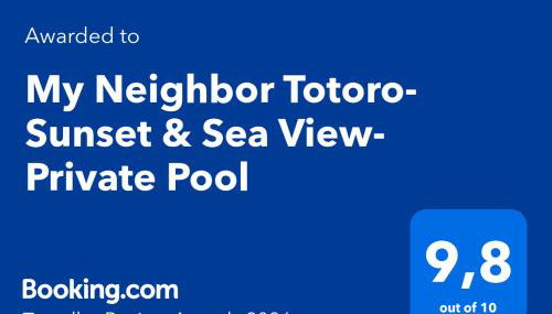 My Νeighbor Totoro-Sunset & Sea View-Private Pool - Foto 2