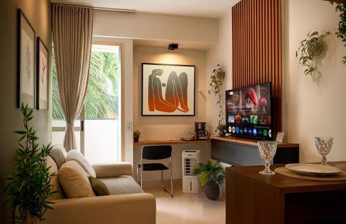 Apê super charmoso! Ar-condicionado e piscina - Foto 2