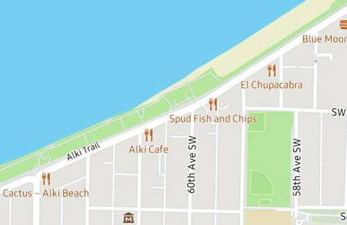 Alki Beach Cottage, NEW, 2 bedrooms, 2 bathrooms, near beach, AC, WD, Parking - Foto 67