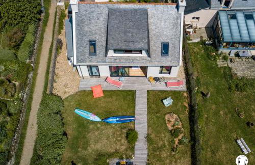 Villa Ponant 5 étoiles à Doëlan, piscine face mer - Foto 42