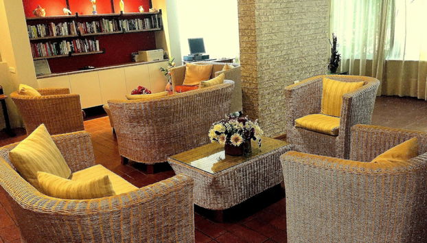 Sala de estar do lobby