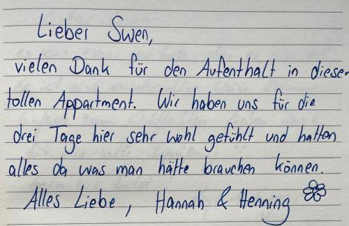 Modernes Appartement "ALTE MÄDCHENSCHULE", inkl Stellplatz, E-Bike Ladestation, Boxspringbett, Business, 2 Personen, gratis Kaffee und Tee, WLAN - Foto 30