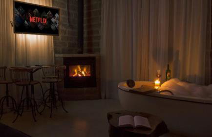 Cabana com lareira, hidro, cavalos e piscina - Foto 35