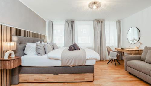 Luxus City Apartment - für Gruppen & Familien mit Whirlpool, Terrasse & Grill - Top Lage - Foto 3