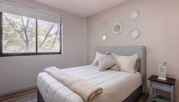 Charming 2BR Escape - Roma Norte Laundry Wifi - Foto 5, Habitación