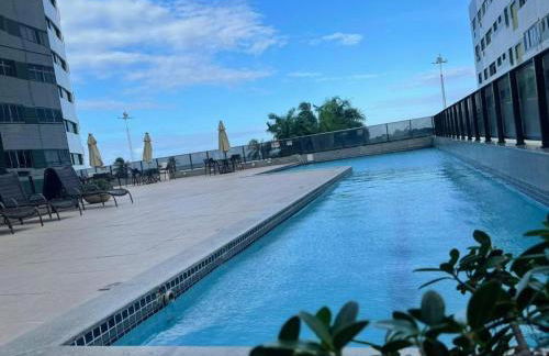 Frente Mar - Beach Class Internacional - Flat Boa Viagem - Foto 2