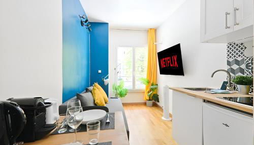 Tour Eiffel 10 Luxurious Apartment Studio-2P Free Netflix - Photo 1