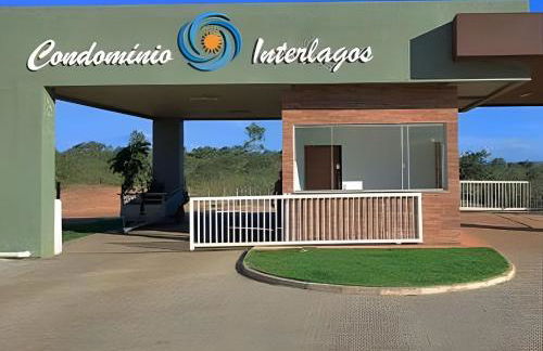 Chalé Mirante, piscina, cachoeira, lago e vista espetacular em Alexânia Goiás - Foto 19